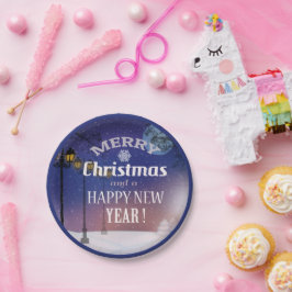 Plato De Papel Merry Christmas Fiesta Plate