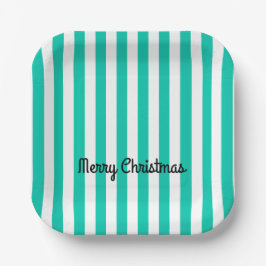 Plato De Papel Merry Christmas Paper Plate