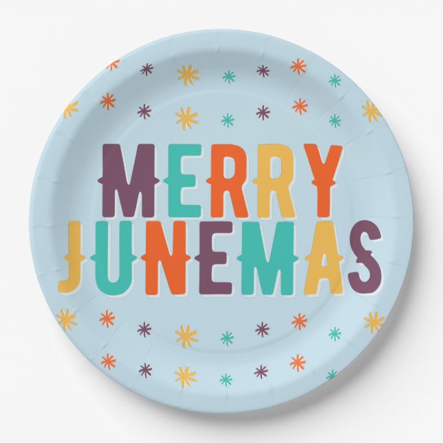 Plato De Papel Merry Junemas (Anverso)