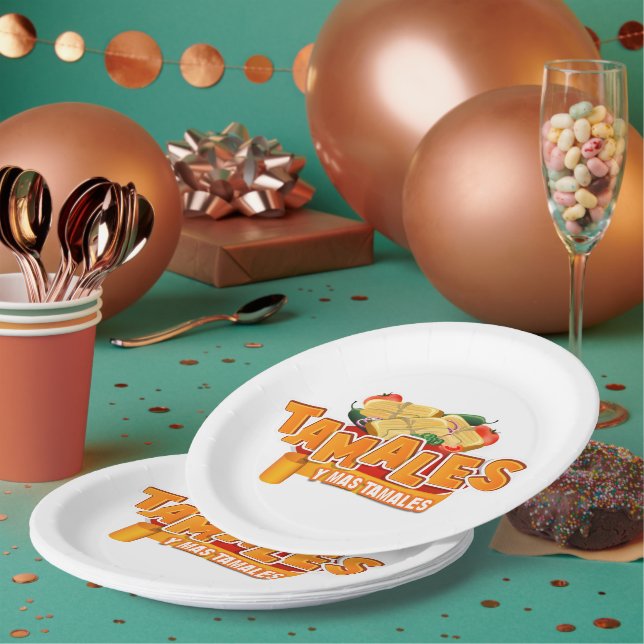 Plato De Papel Mes del Patrimonio Hispano (Multi)