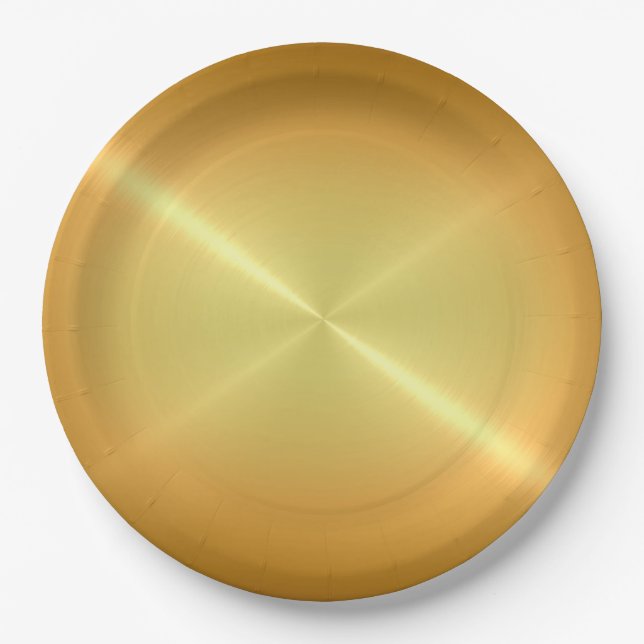 Plato De Papel Metalizado de acero inoxidable Guay (Anverso)