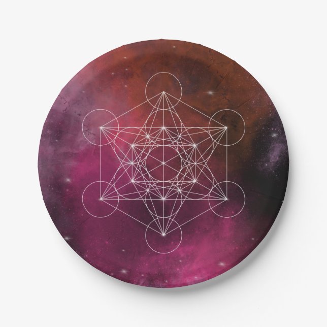 Plato De Papel Metatron arcangel zen (Anverso)