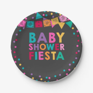 Plato De Papel Mexicano Baby Shower de la placa de papel de Baby