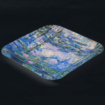 Plato De Papel Mezcla de lirios de agua de Monet<br><div class="desc">Water Lilies,  famoso cuadro de Claude Monet de 1919,  con colores sólidos coordinados de color rosado-violeta y azul Monet,  listos para mezclarse y coincidir.</div>