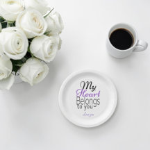 Mi corazón te pertenece Romántico Personalizado