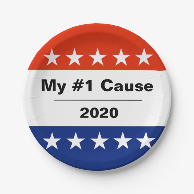 Plato De Papel Mi edición electoral de 2020 (Anverso)