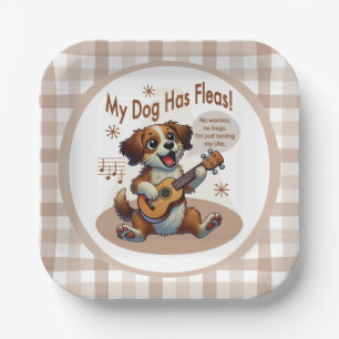 Plato De Papel Mi Perro Ha Huido De La Canción De Ajuste De Ukule
