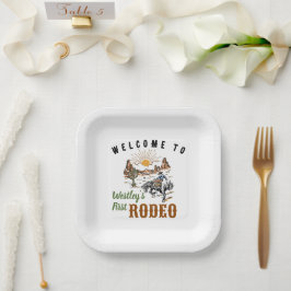 Plato De Papel Mi primera placa de rodeo