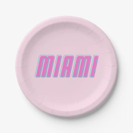 Plato De Papel Miami