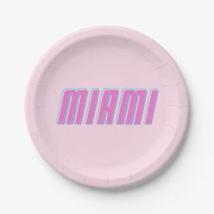 Plato De Papel Miami