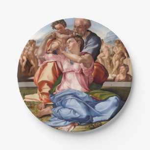 Plato De Papel Michelangelo-Doni Tondo