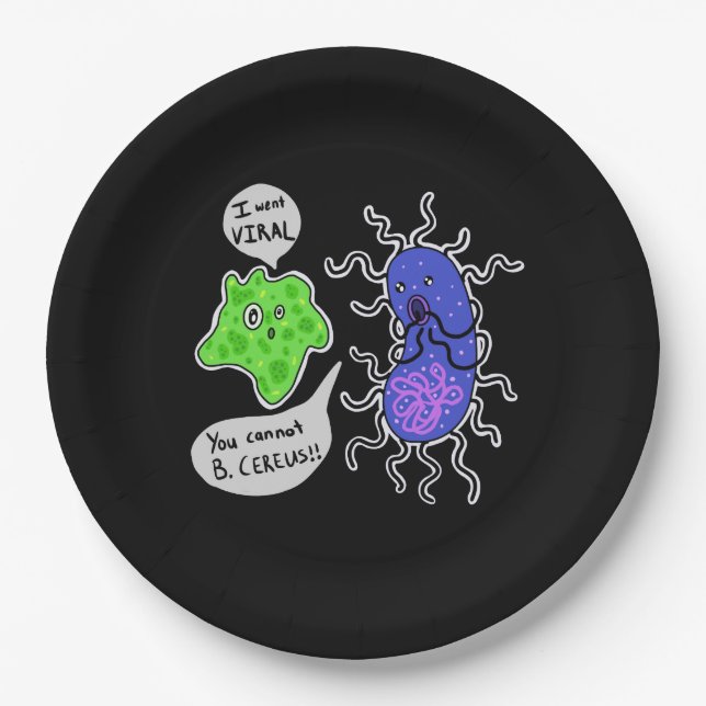 Plato De Papel Microbios Virales (Anverso)