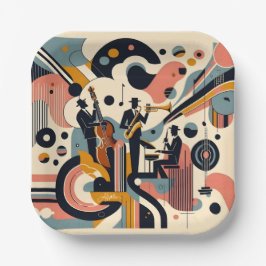 Plato De Papel Mid Century Jazz Age Psychedelic Trio