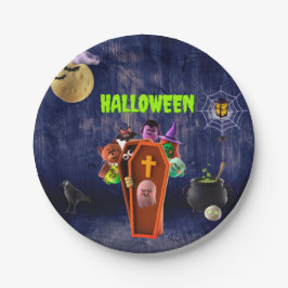 Plato De Papel Miedo