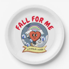 Plato De Papel Mikitiez personalizado valentine divertido softwar