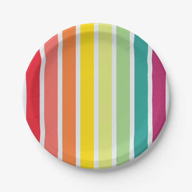 Plato De Papel Mini Spectrum (Anverso)