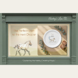 Plato De Papel Miniature Horse Birthday Paper Plates