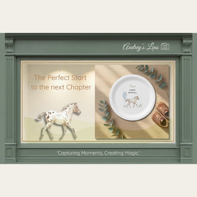 Plato De Papel Miniature Horse Birthday Paper Plates (Subido por el creador)