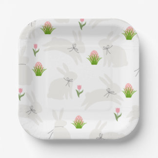 Plato De Papel Minimalist Easter Plates  