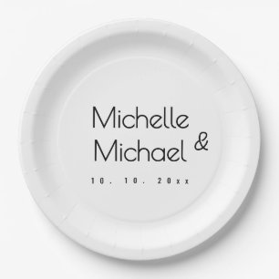 Plato De Papel Minimalistas nombres modernos profesionales en bla
