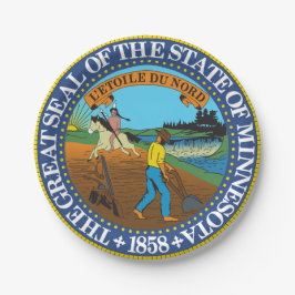 Plato De Papel Minnesota