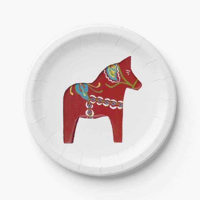 Plato De Papel Minnesota Dala House Dinner Plate (Anverso)