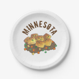 Plato De Papel Minnesota Hot Dish Tater Tot Casserole