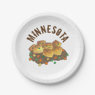 Plato De Papel Minnesota Hot Dish Tater Tot Casserole