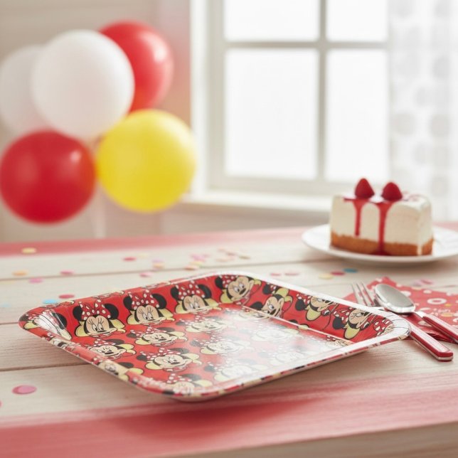 Plato De Papel Minnie (Subido por el creador)