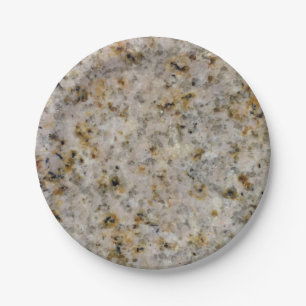 Plato De Papel Mirada de piedra - granito
