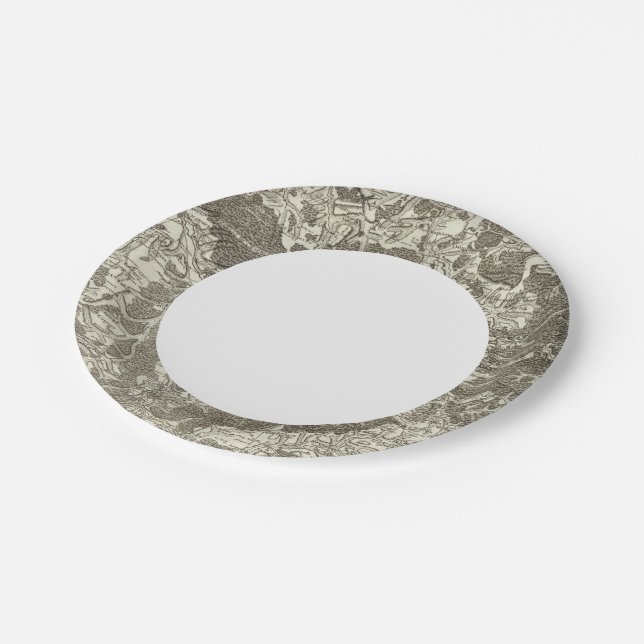 Plato De Papel Mirecourt, Epinal (Angular)