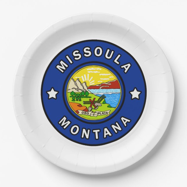 Plato De Papel Missoula Montana (Anverso)