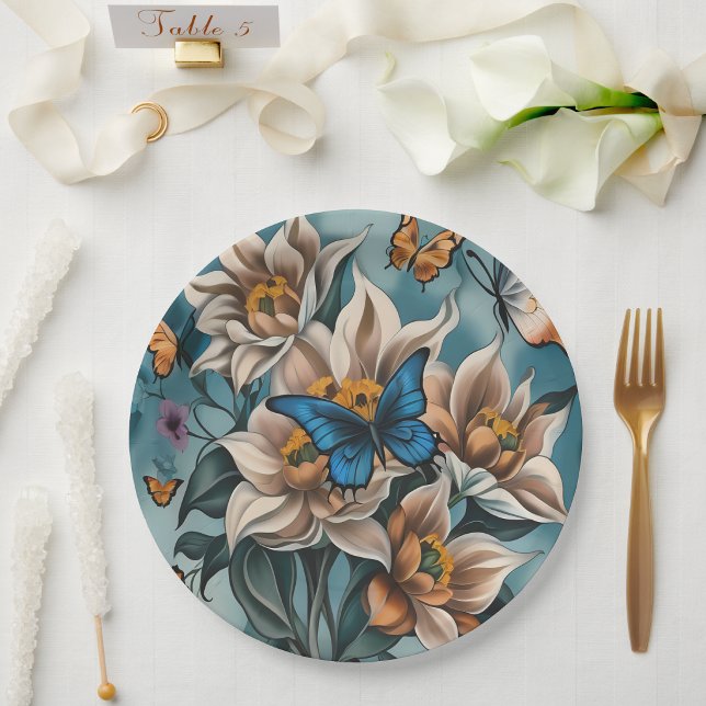Plato De Papel Mística Atractiva (Alluring Mystique Paper Plates
)