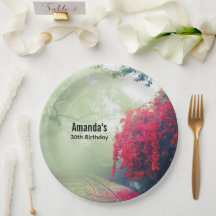 Misty Railroad Tracks Fotografía escénica Cumpleañ