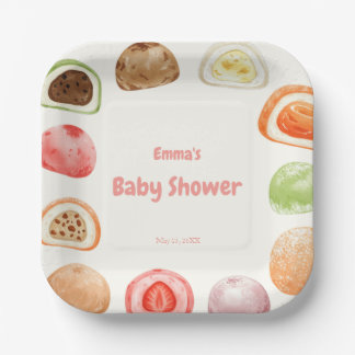 Plato De Papel Mochi-sweet and full of love! ペーパープレート