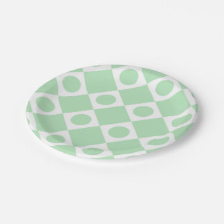 Plato De Papel Mod Retro 60's Mint