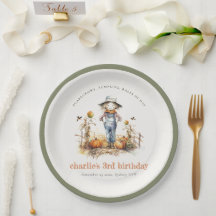 Moda Caída Calabaza Escarecrow Cosecha Niños Cumpl