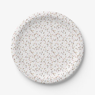 Plato De Papel Moda de Confetti (Sprinkles)