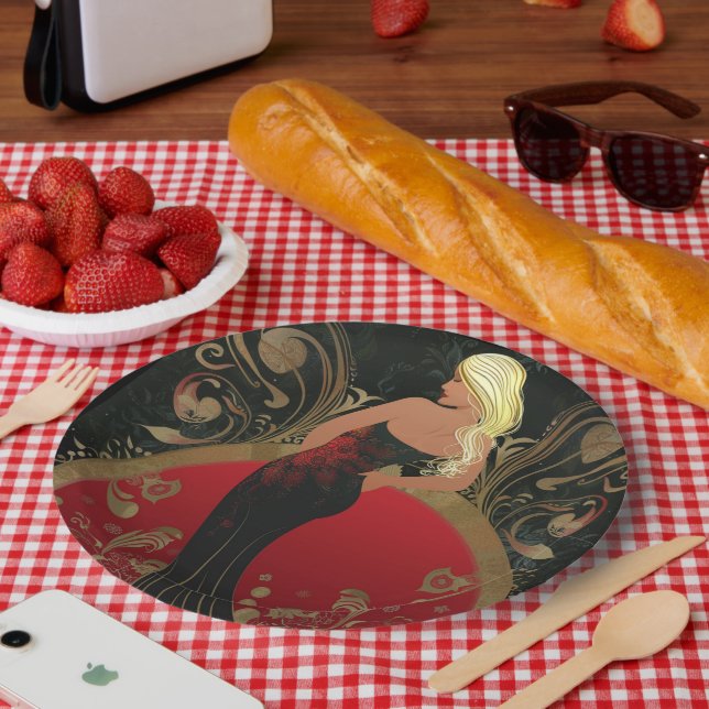 PLATO DE PAPEL MODA-ESQUE #4 (Picnic)