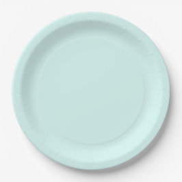 Plato De Papel Moda Mint Bridal Shower