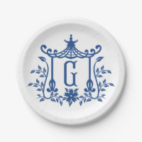 Moda Pagoda Monograma G Placa de papel