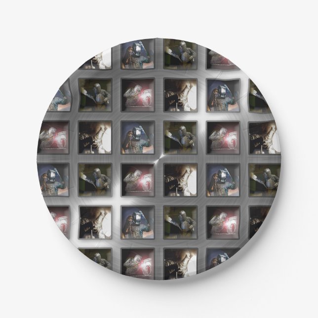 Plato De Papel Modelo de la soldadura (Anverso)