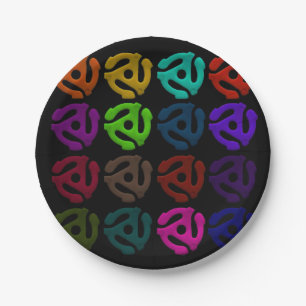 Plato De Papel modelo del expediente del parte movible del