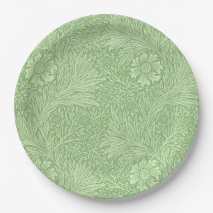 Plato De Papel Modelo (verde) de la maravilla de William Morris