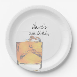 Plato De Papel Modern Scotch Glass