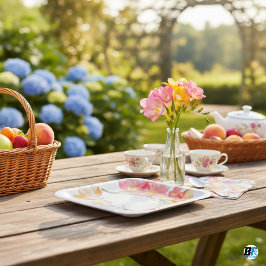 Plato De Papel Moderna Cute Wildflower Garden Greeneration Baby S