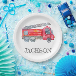 Plato De Papel Moderna fiesta Minimalista de cumpleaños de Firema