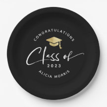 Moderna Graduación de nombre personalizado guión d
