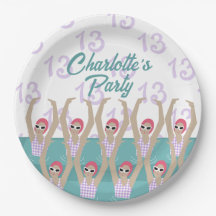 Modernos nadadores artísticos Fiesta de cumpleaños