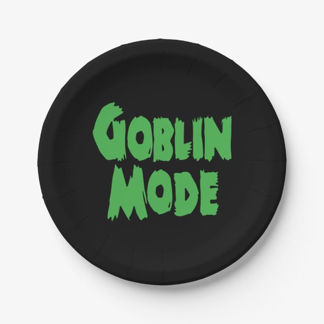 PLATO DE PAPEL MODO GOBLIN (Anverso)